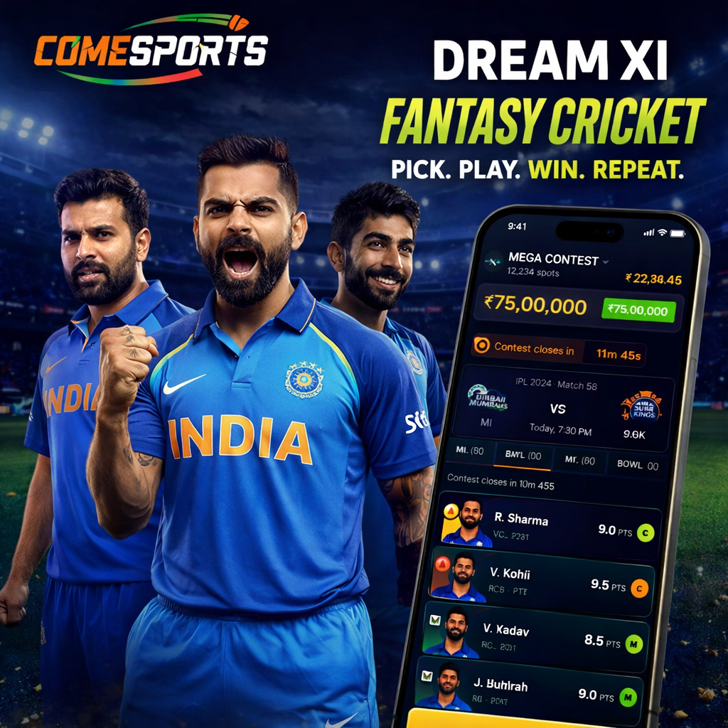 Fantasy Cricket APK fantasy cricket and India team visual